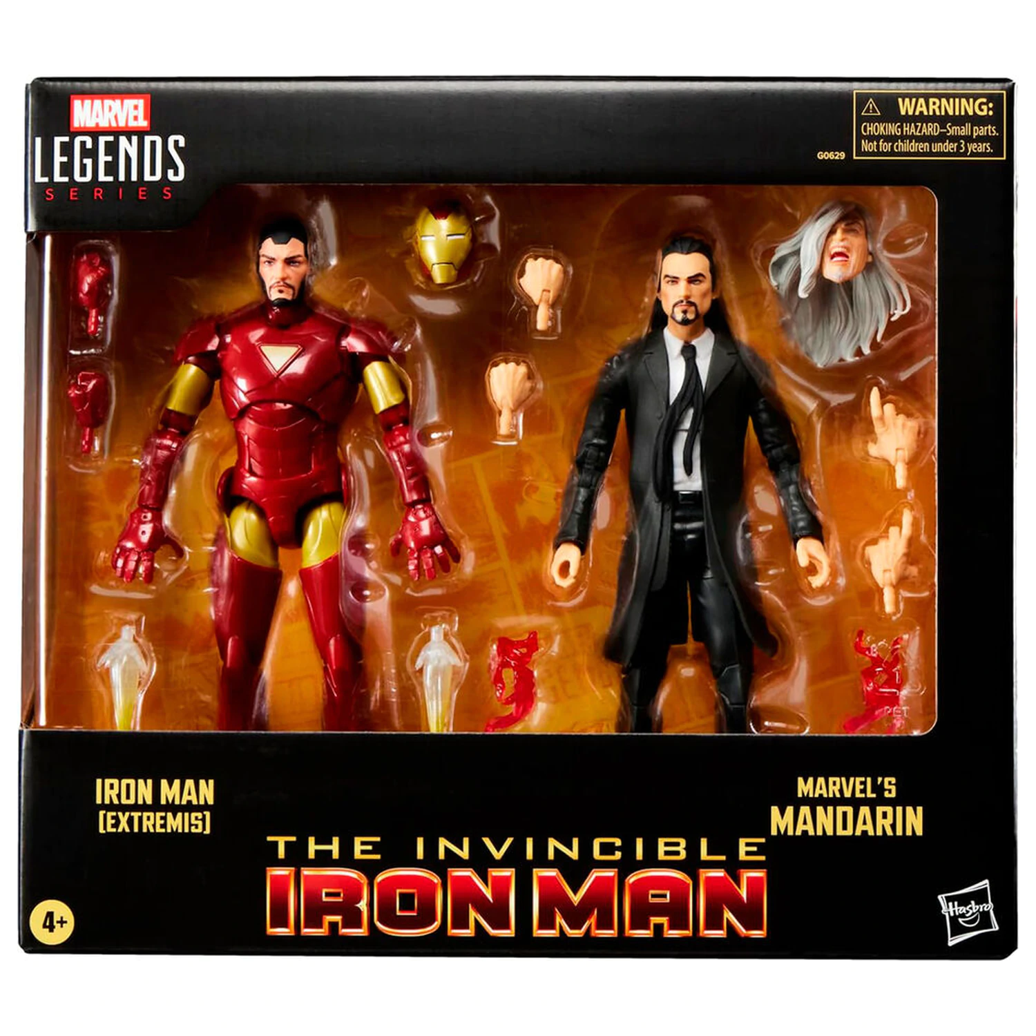 Marvel The Invencible Iron Man - Iron Man Extremis & Marvels Mandarin Blister 2 Figuren 15cm Produktfoto