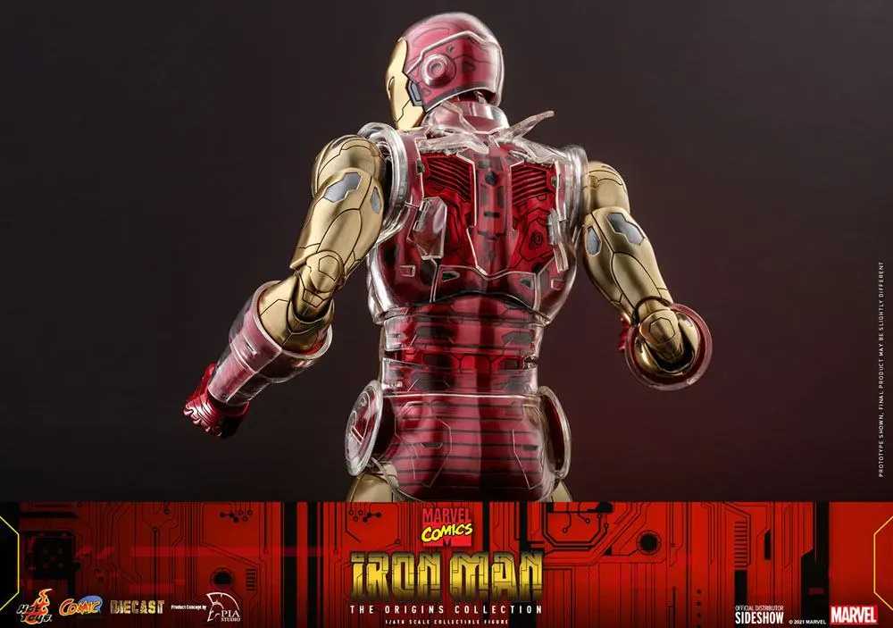 Marvel The Origins Collection Comic Masterpiece Actionfigur 1/6 Iron Man 33 cm Produktfoto