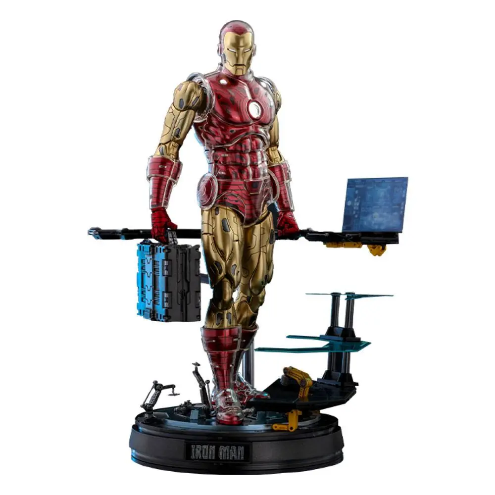 Marvel The Origins Collection Comic Masterpiece Actionfigur 1/6 Iron Man Deluxe Version 33 cm Produktfoto