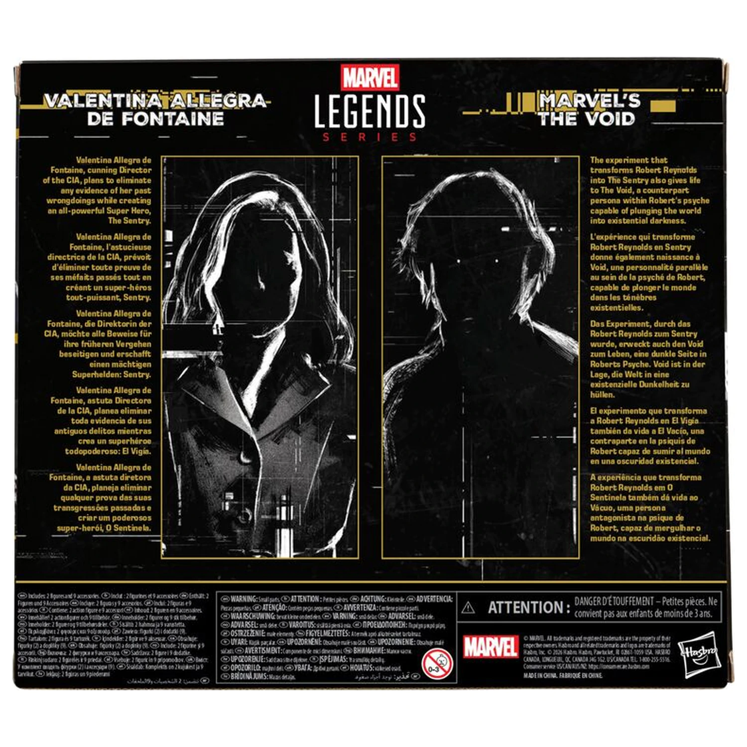 Marvel Thunderbolts Valentina Allegra De Fontaine & Marvels The Void Set 2 Figuren 15cm Produktfoto