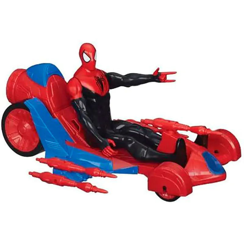 Marvel Titan Hero Series Spiderman Figur + Fahrzeug termékfotó