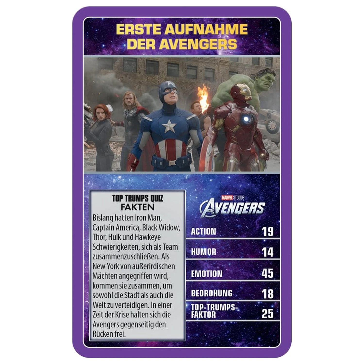 Marvel Kartenspiel Top Trumps Collectables *deutsche Version* Produktfoto