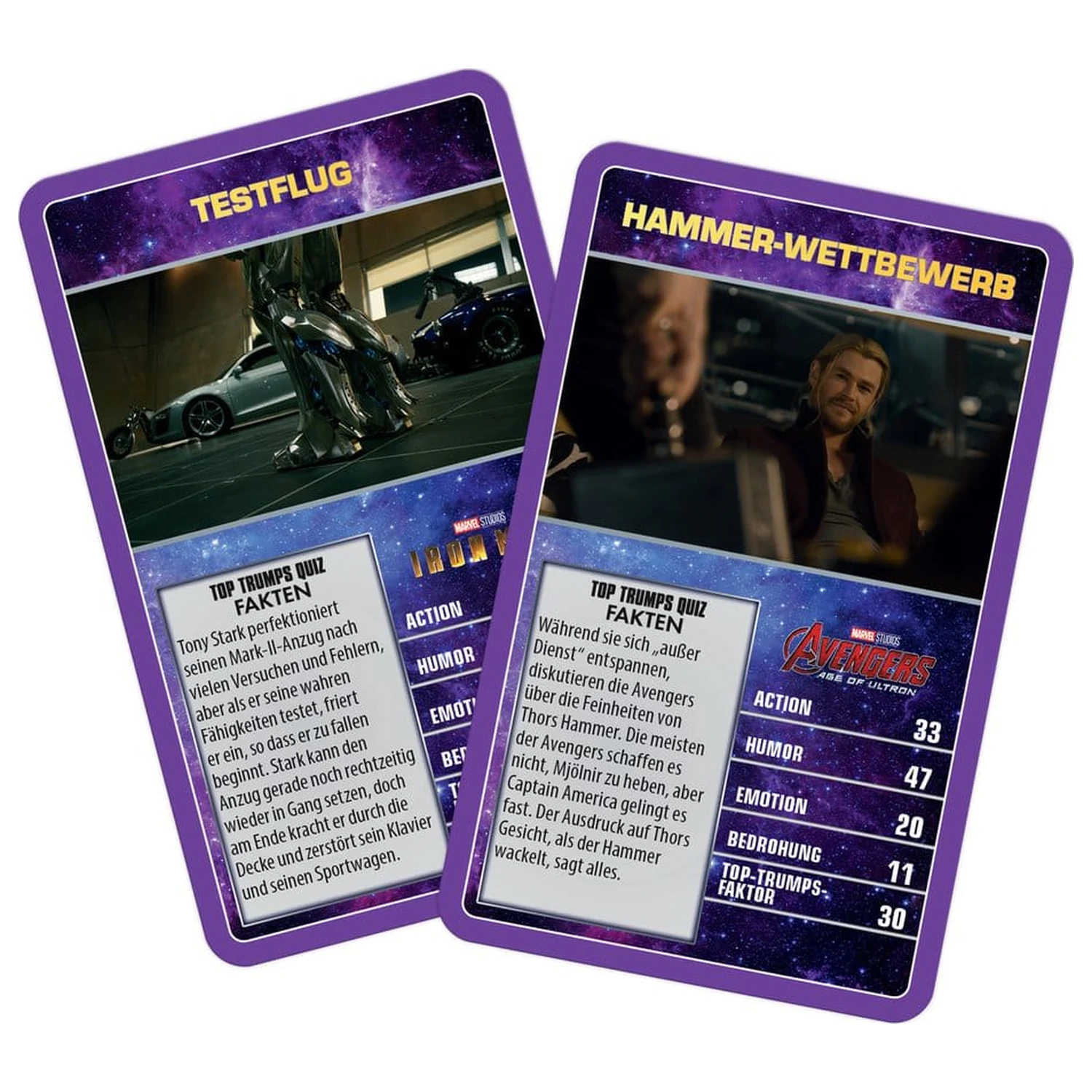 Marvel Kartenspiel Top Trumps Collectables *deutsche Version* Produktfoto