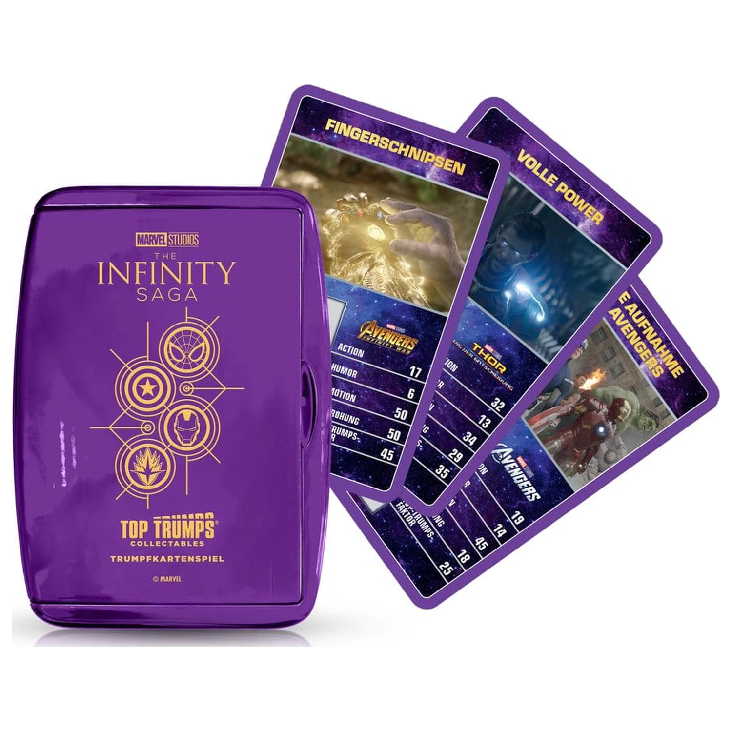 Marvel Kartenspiel Top Trumps Collectables *deutsche Version* Produktfoto