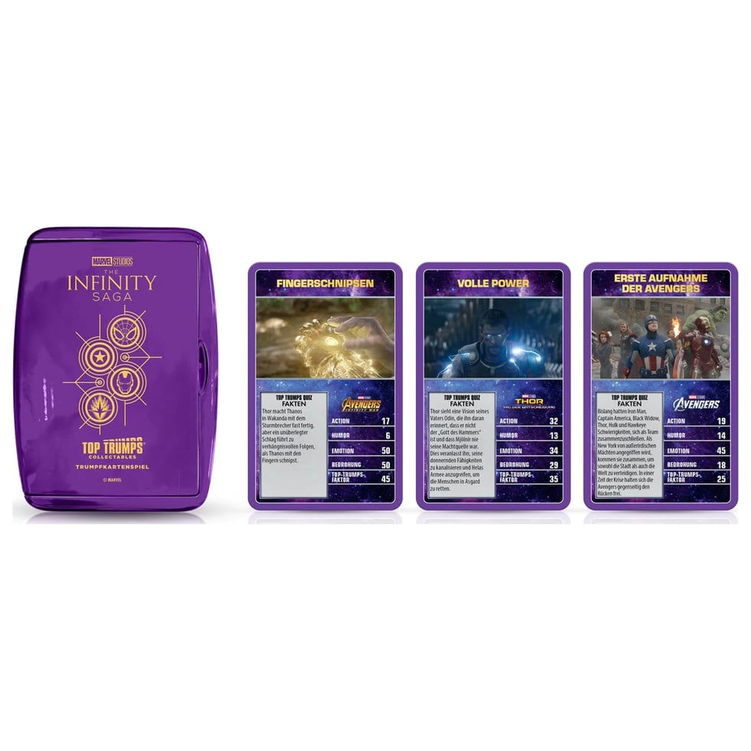Marvel Kartenspiel Top Trumps Collectables *deutsche Version* Produktfoto