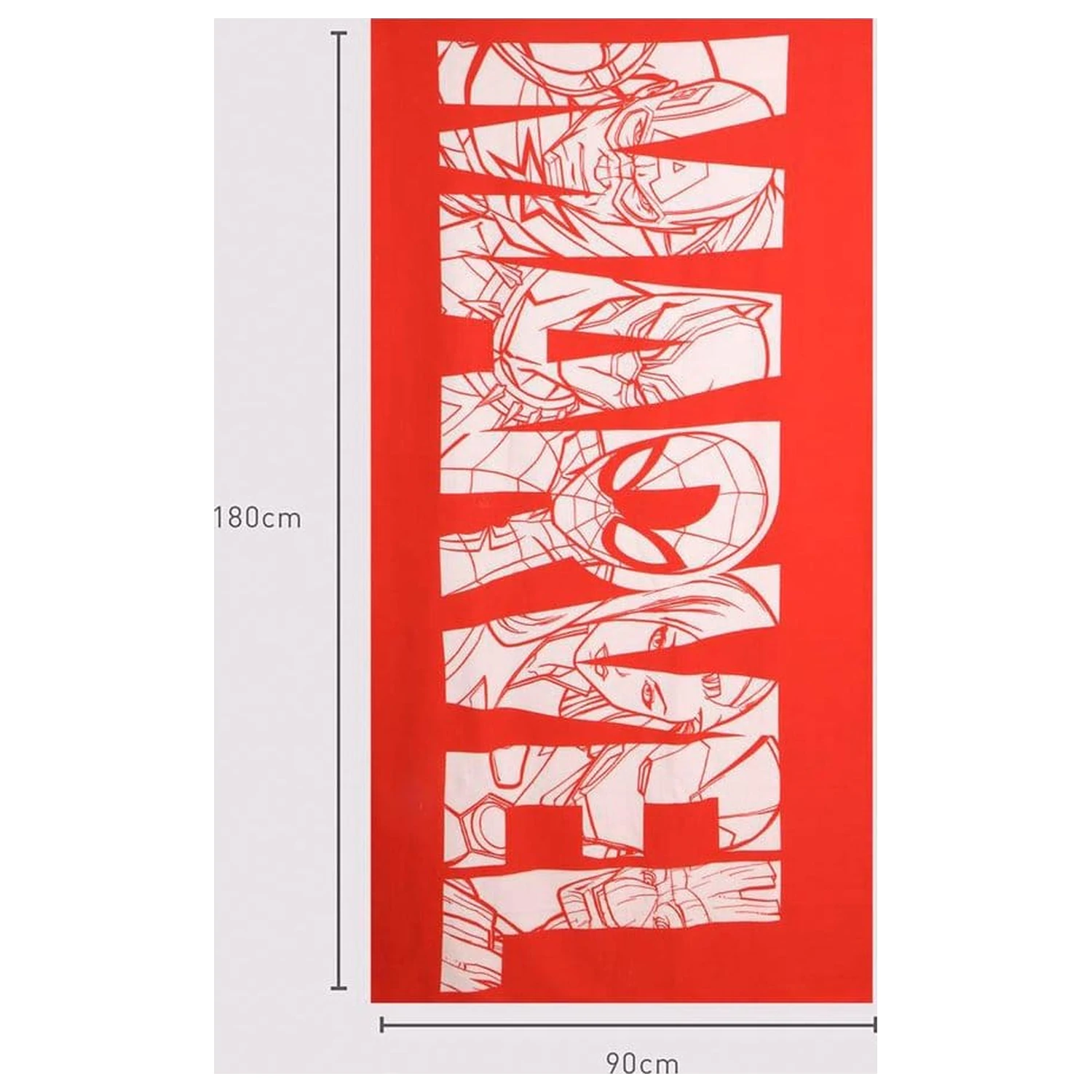 Marvel Handtuch 90 x 180 cm Produktfoto