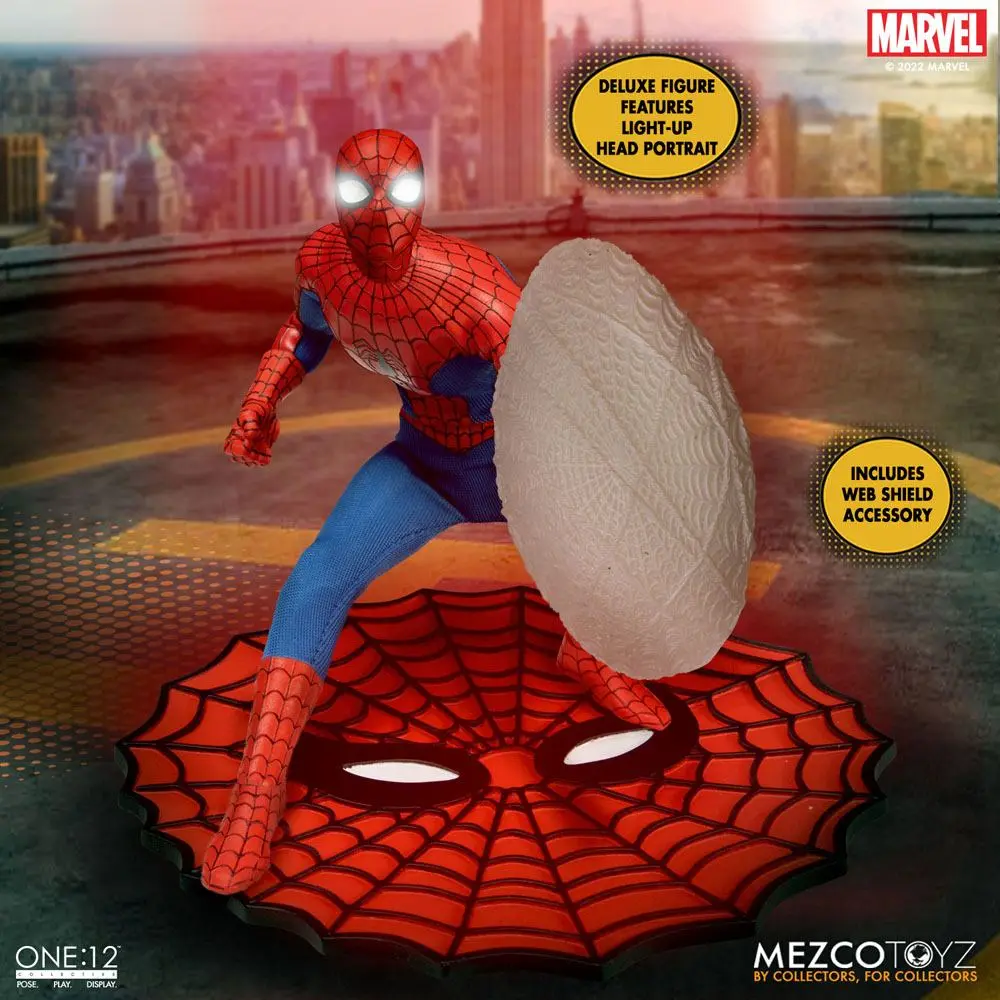 Marvel Universe Actionfigur 1/12 The Amazing Spider-Man - Deluxe Edition 16 cm Produktfoto