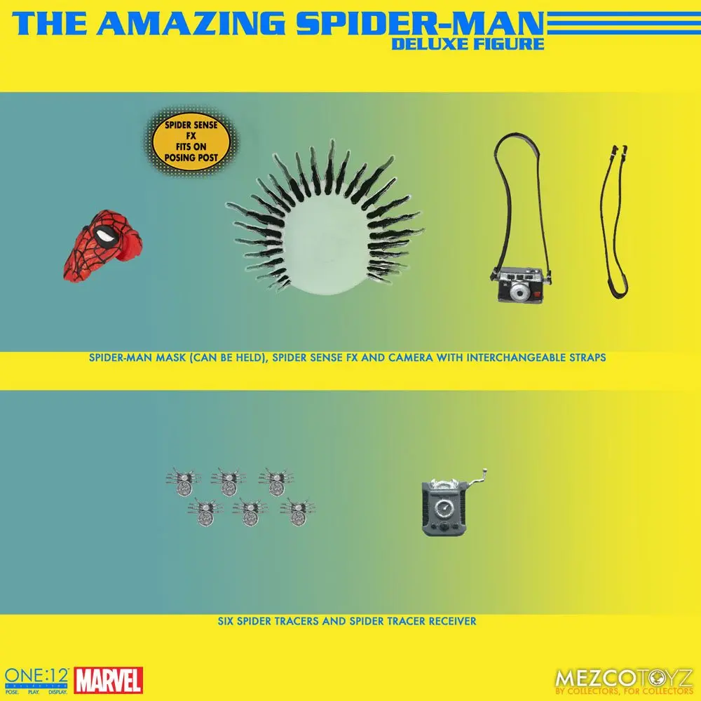 Marvel Universe Actionfigur 1/12 The Amazing Spider-Man - Deluxe Edition 16 cm Produktfoto
