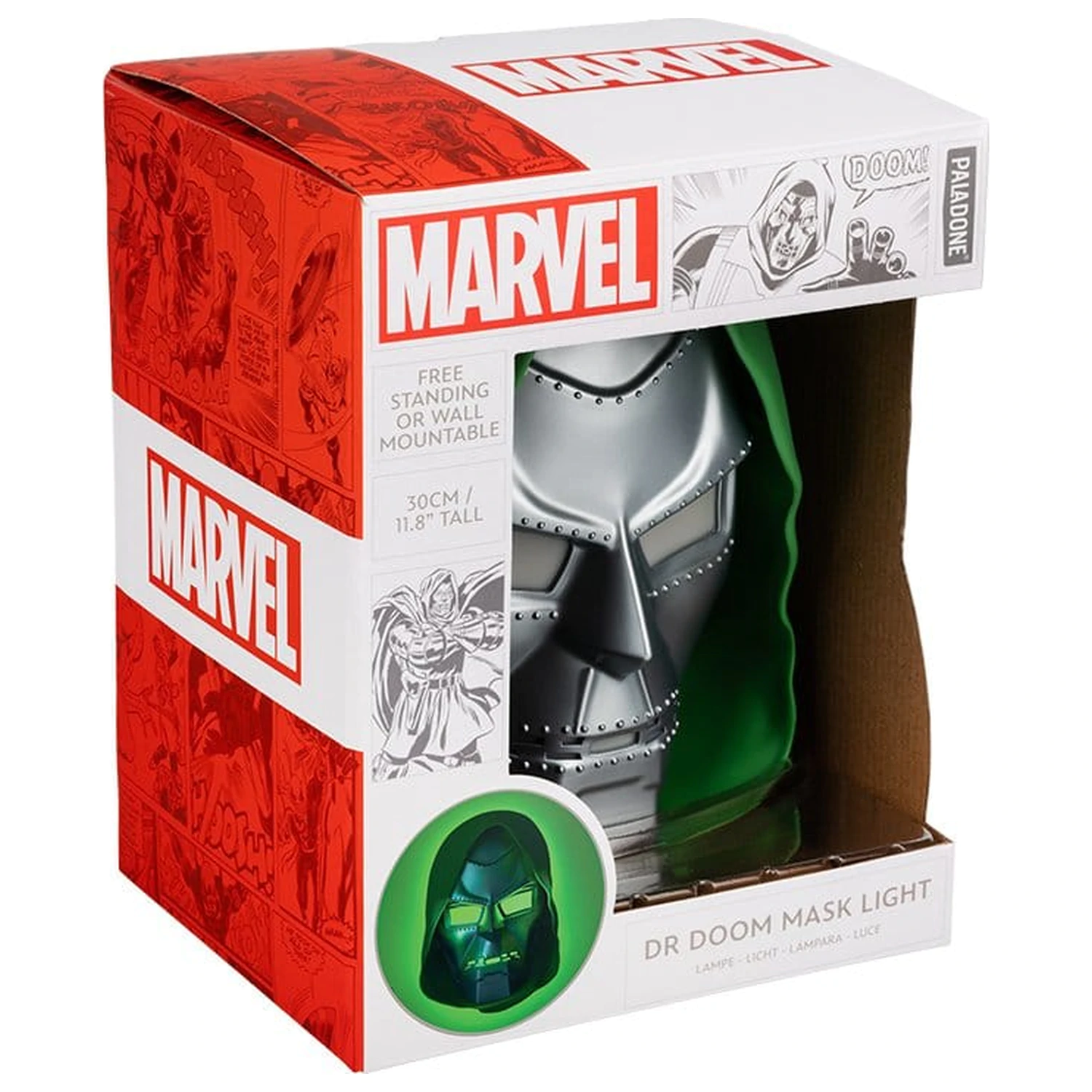 Marvel Universe Light Dr Doom Maske 30 cm Produktfoto