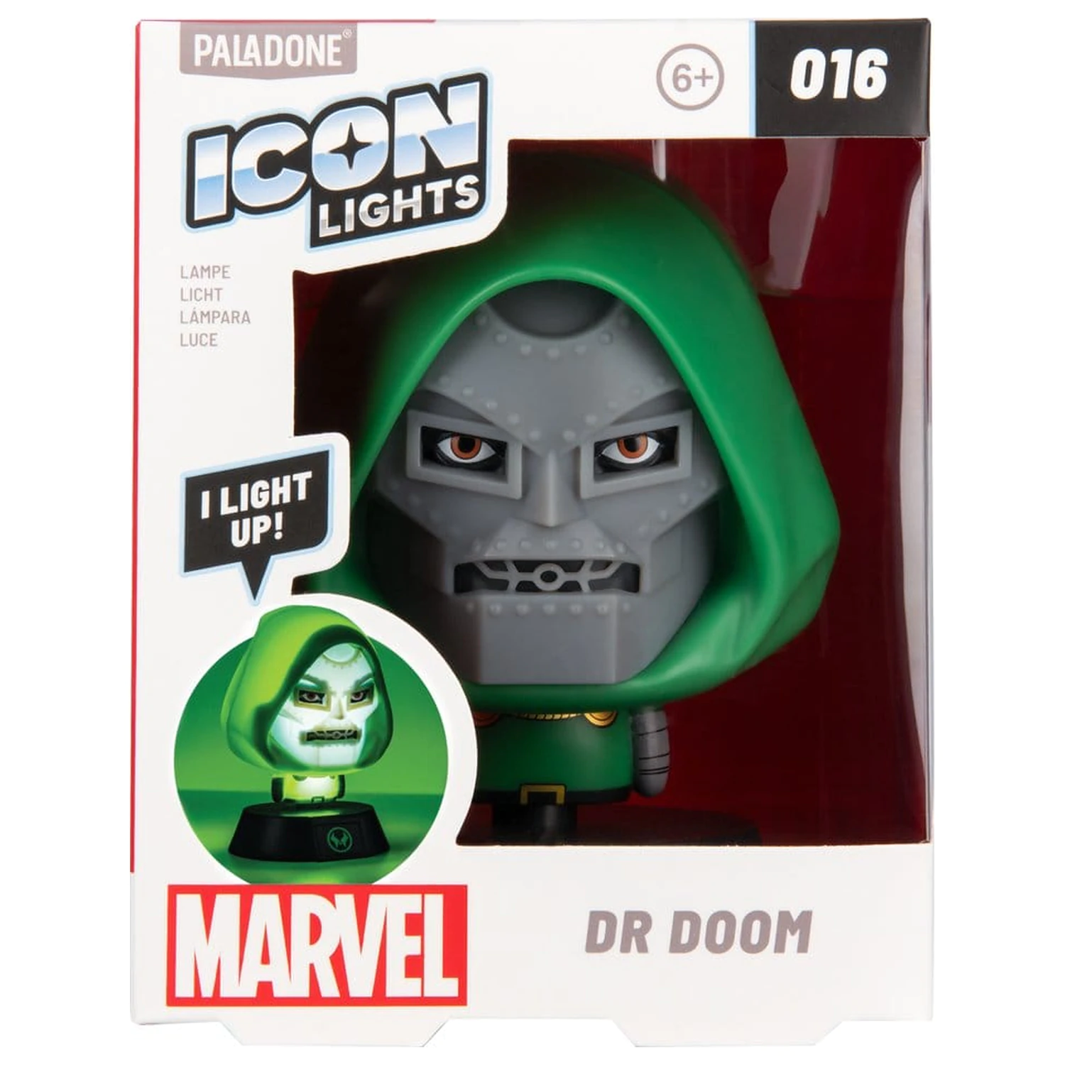 Marvel Universe Icon Light Dr Doom 11 cm Produktfoto