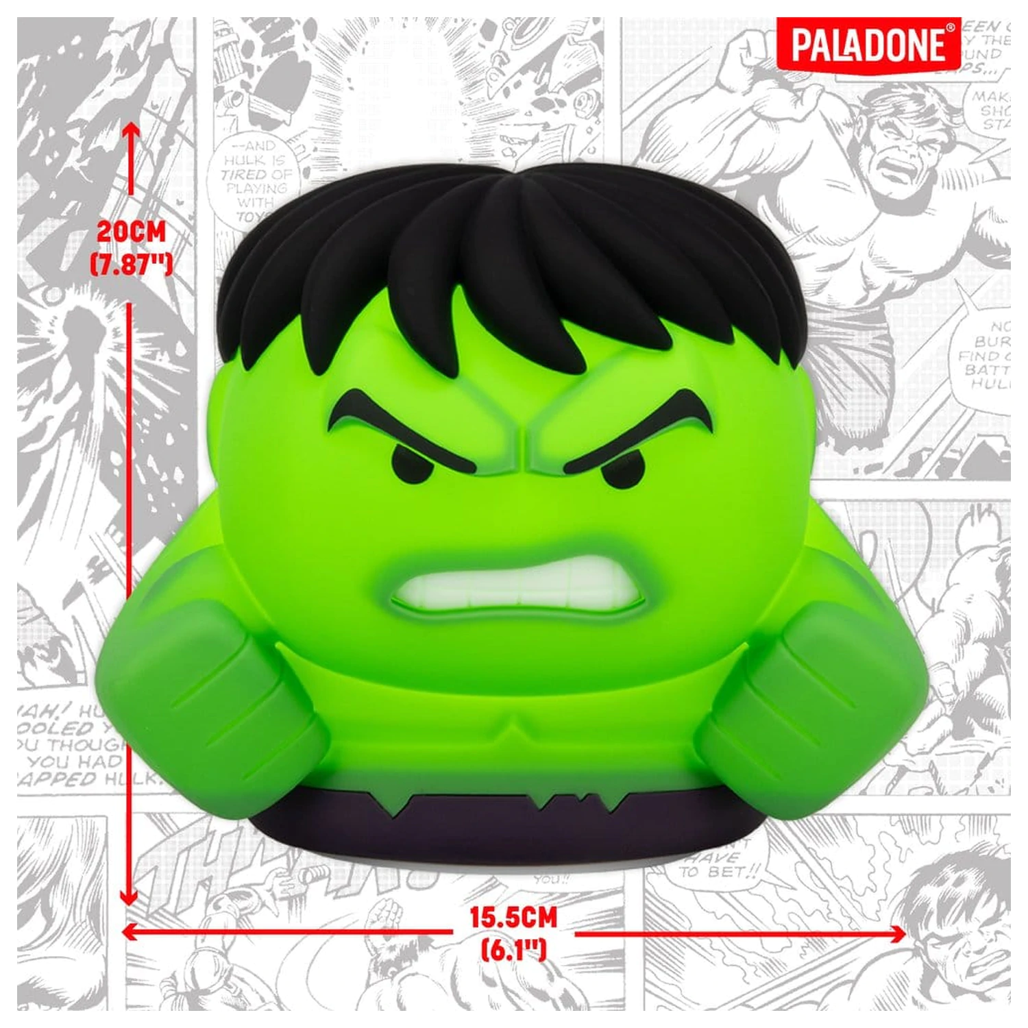Marvel Universe SquishyGlo Silikon Figur Light Hulk 15 cm Produktfoto