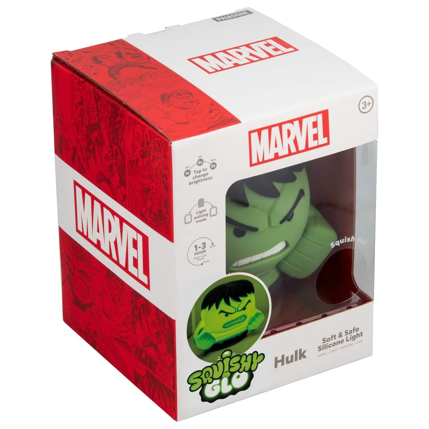 Marvel Universe SquishyGlo Silikon Figur Light Hulk 15 cm Produktfoto