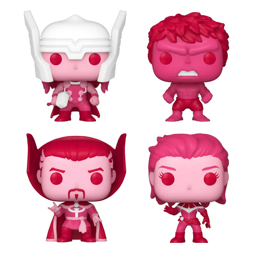 Marvel Valentines Pocket POP! Vinyl Figuren 4er-Pack 4 cm termékfotó