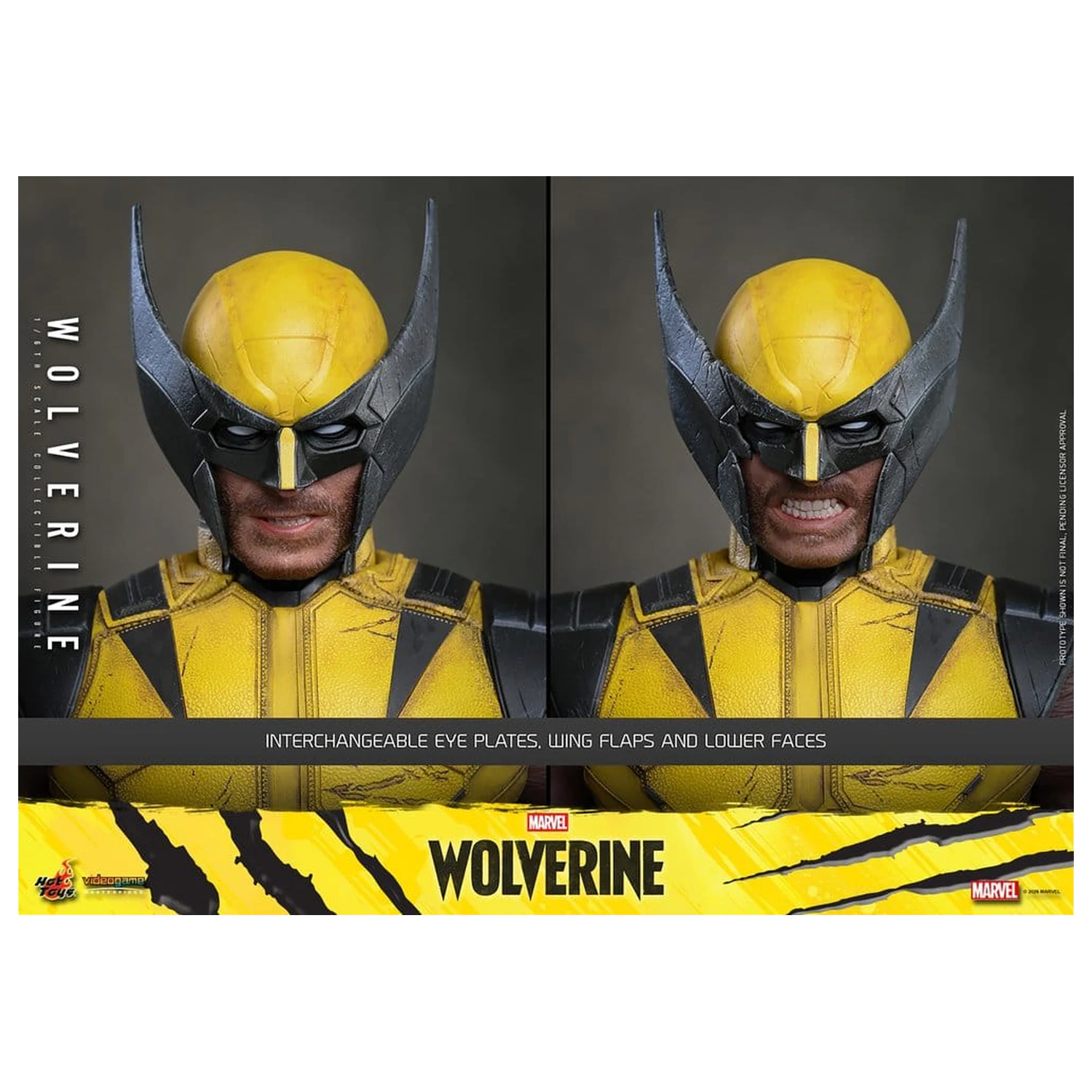 Marvel Videospiel Masterpiece Actionfigur 1/6 Wolverine 29 cm Produktfoto