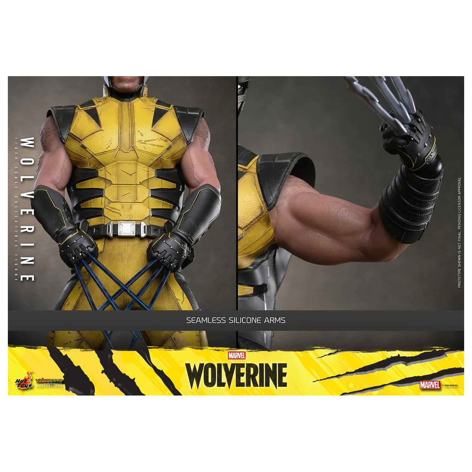 Marvel Videospiel Masterpiece Actionfigur 1/6 Wolverine 29 cm Produktfoto