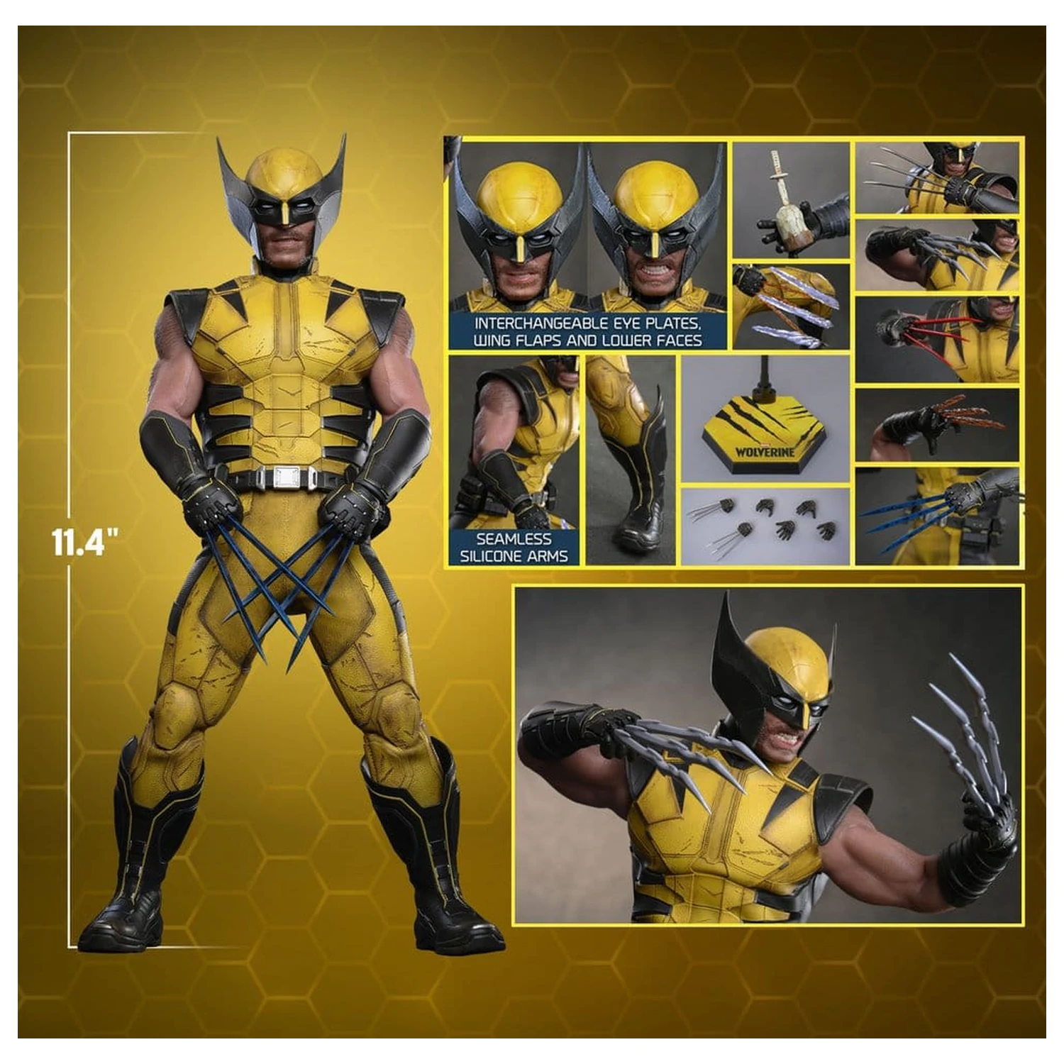 Marvel Videospiel Masterpiece Actionfigur 1/6 Wolverine 29 cm Produktfoto