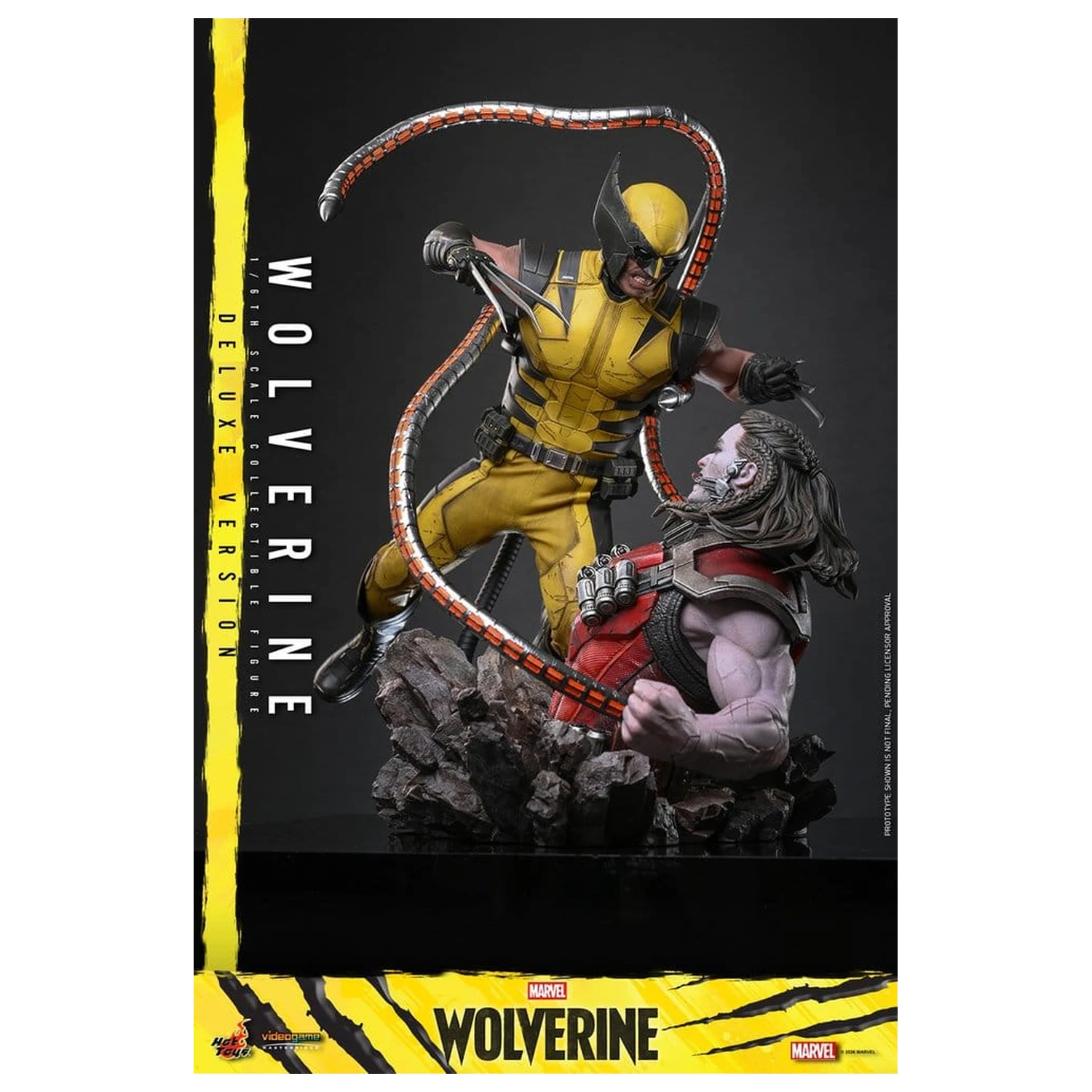 Marvel Videospiel Masterpiece Actionfigur 1/6 Wolverine (Deluxe Version) 29 cm Produktfoto