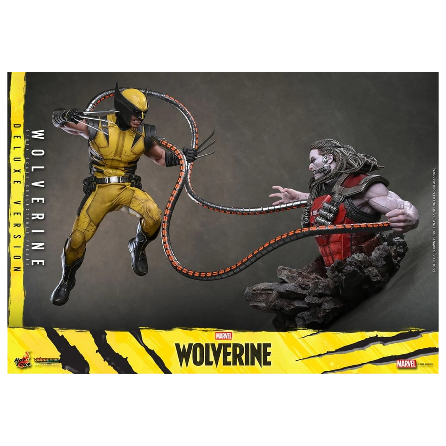 Marvel Videospiel Masterpiece Actionfigur 1/6 Wolverine (Deluxe Version) 29 cm Produktfoto