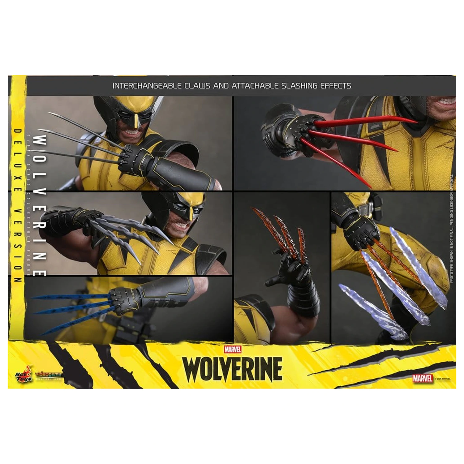 Marvel Videospiel Masterpiece Actionfigur 1/6 Wolverine (Deluxe Version) 29 cm Produktfoto