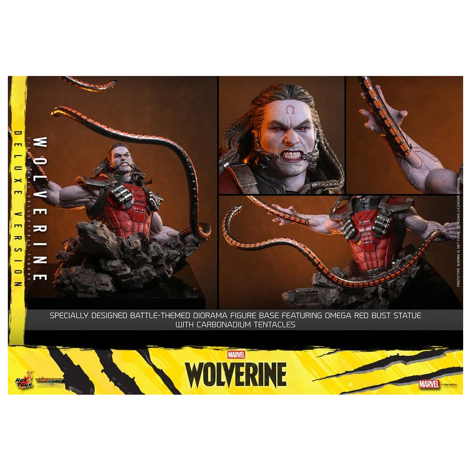 Marvel Videospiel Masterpiece Actionfigur 1/6 Wolverine (Deluxe Version) 29 cm Produktfoto