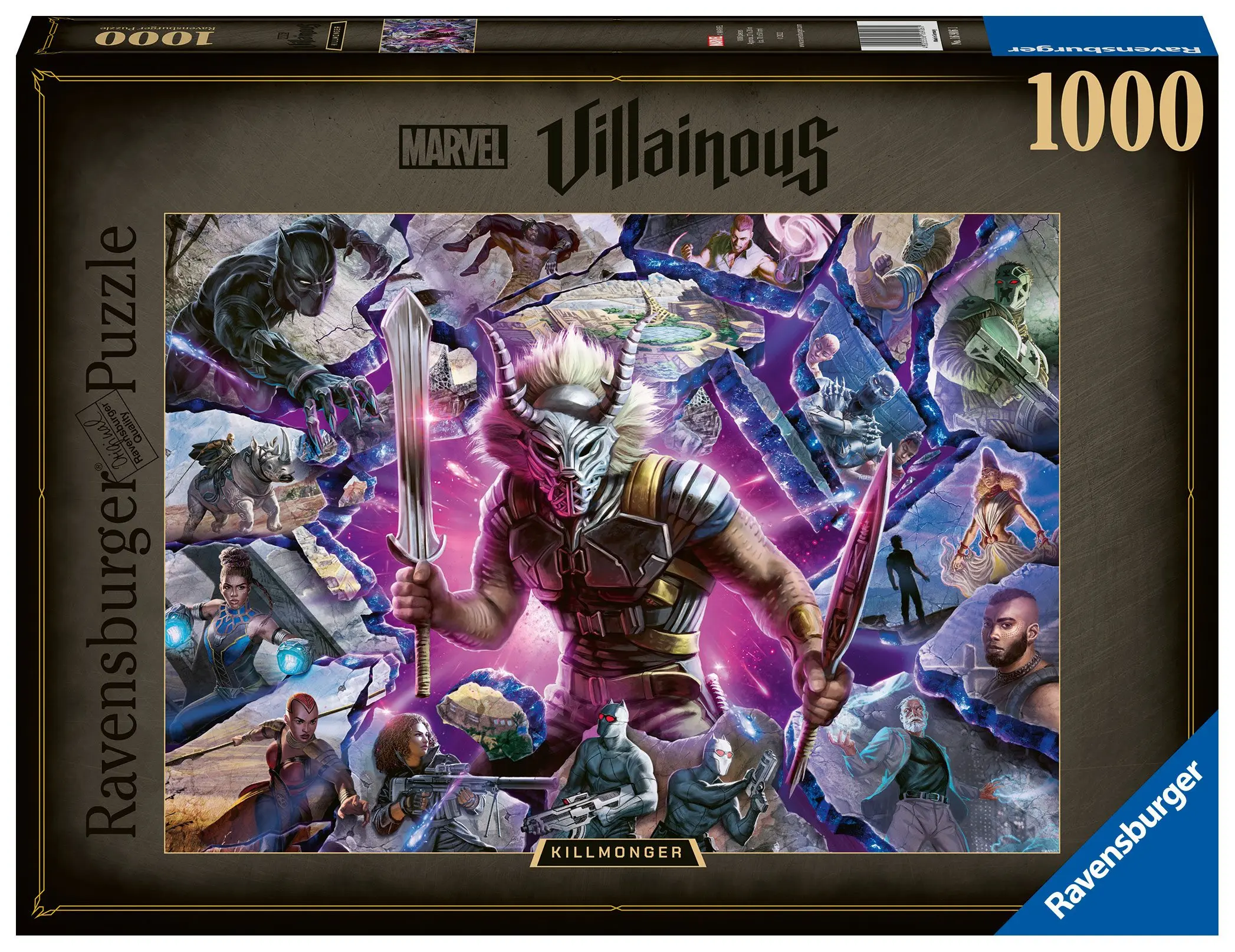 Marvel Villainous Jigsaw Puzzle Killmonger (1000 Stücke) Produktfoto