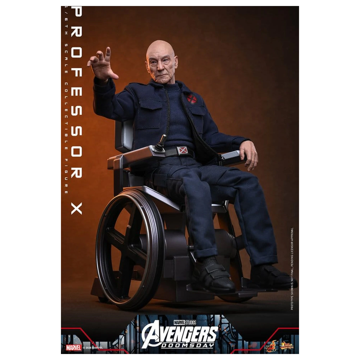 Marvel X-Men Action-Figur 1/6 Professor X 25 cm Produktfoto
