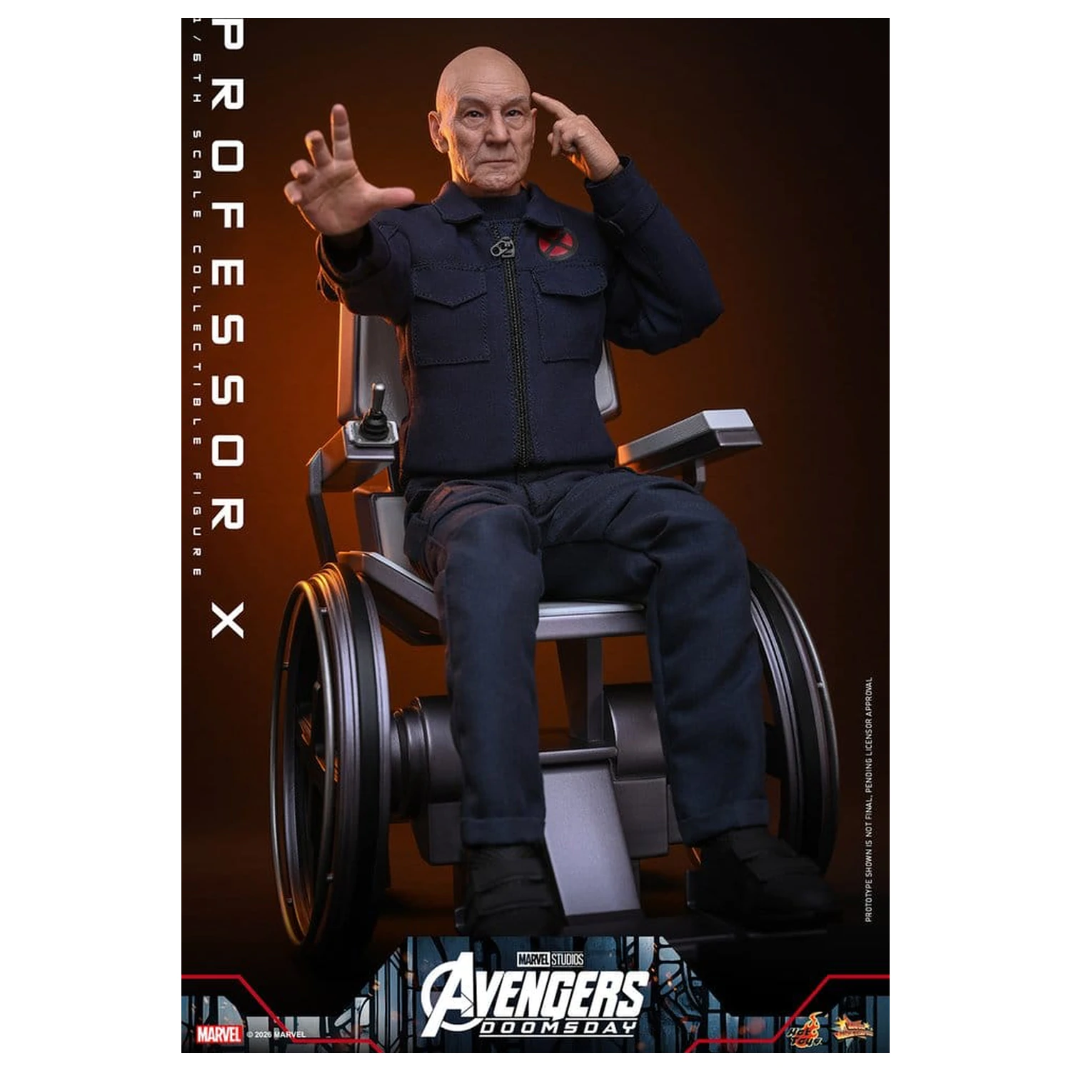 Marvel X-Men Action-Figur 1/6 Professor X 25 cm Produktfoto