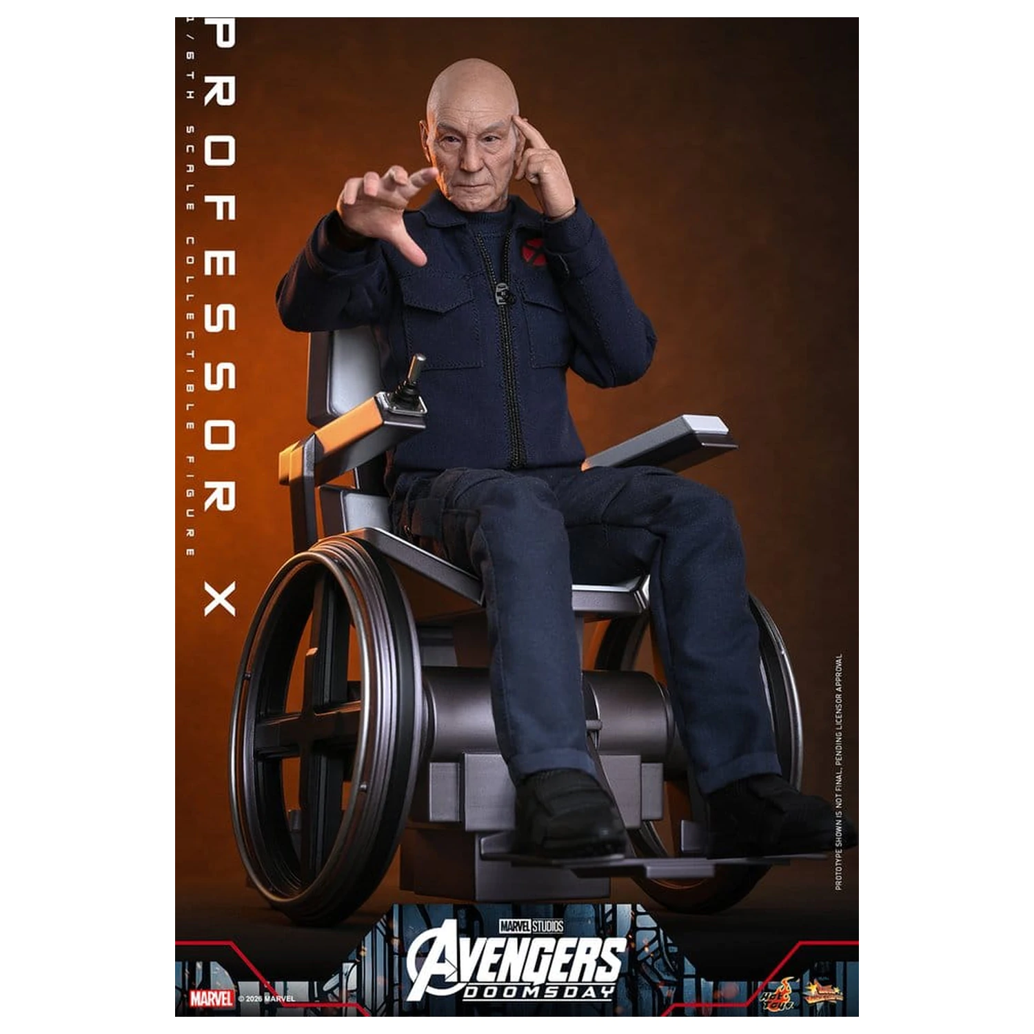 Marvel X-Men Action-Figur 1/6 Professor X 25 cm Produktfoto