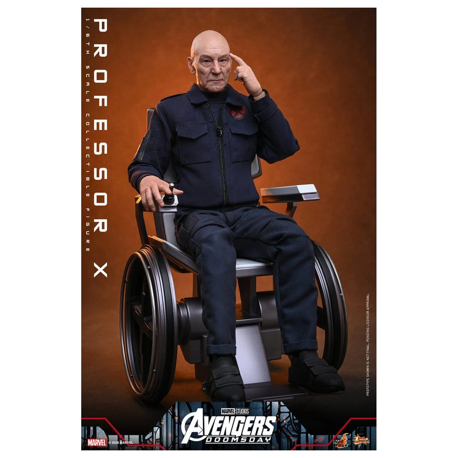Marvel X-Men Action-Figur 1/6 Professor X 25 cm Produktfoto