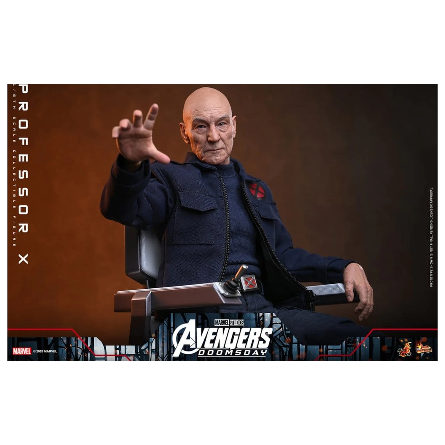 Marvel X-Men Action-Figur 1/6 Professor X 25 cm Produktfoto