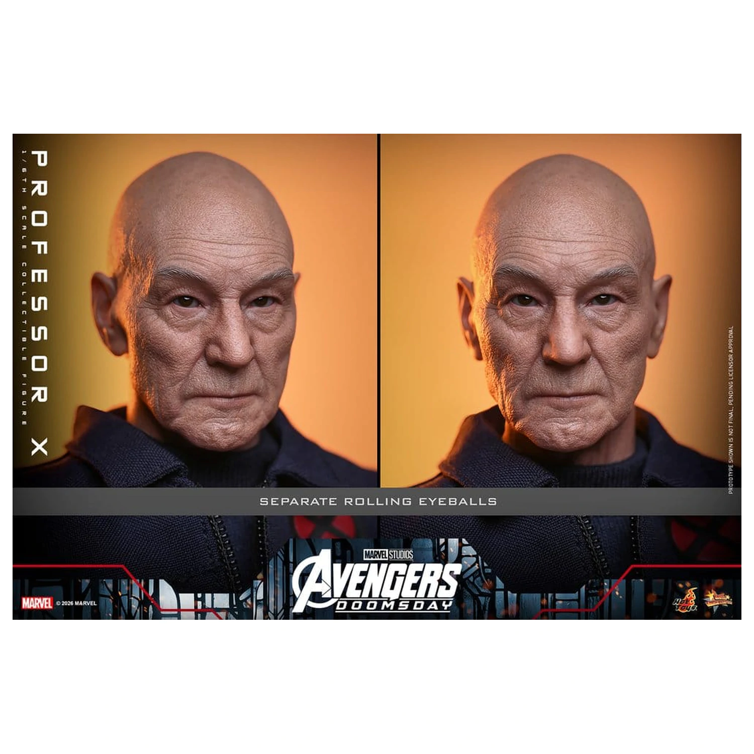 Marvel X-Men Action-Figur 1/6 Professor X 25 cm Produktfoto