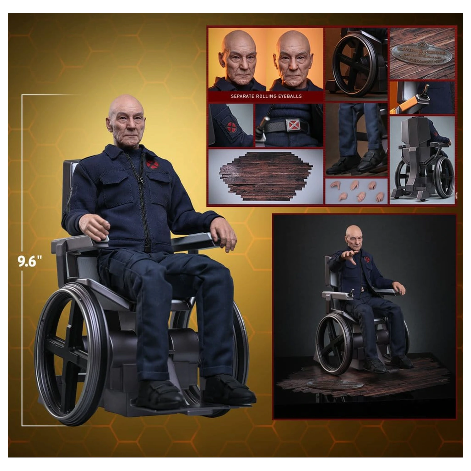 Marvel X-Men Action-Figur 1/6 Professor X 25 cm Produktfoto