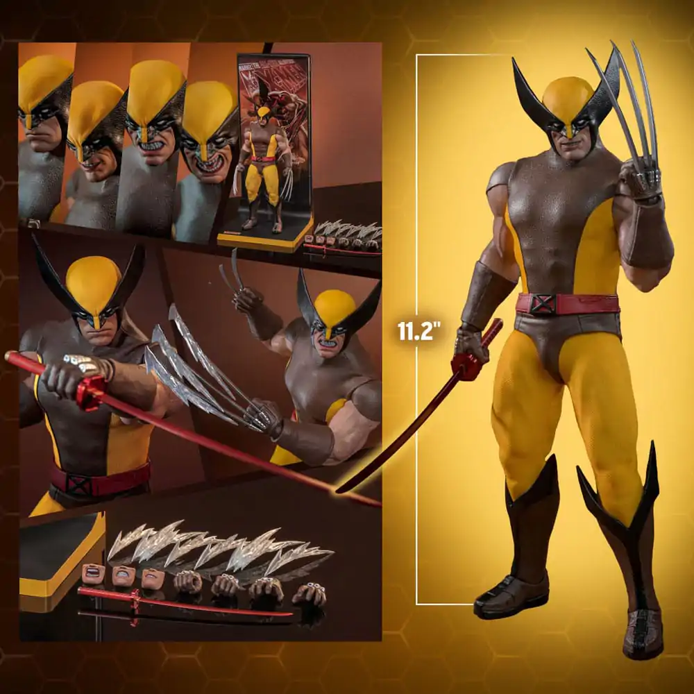 Marvel X-Men Actionfigur 1/6 Wolverine (Brown Suit) Exclusive 28 cm Produktfoto
