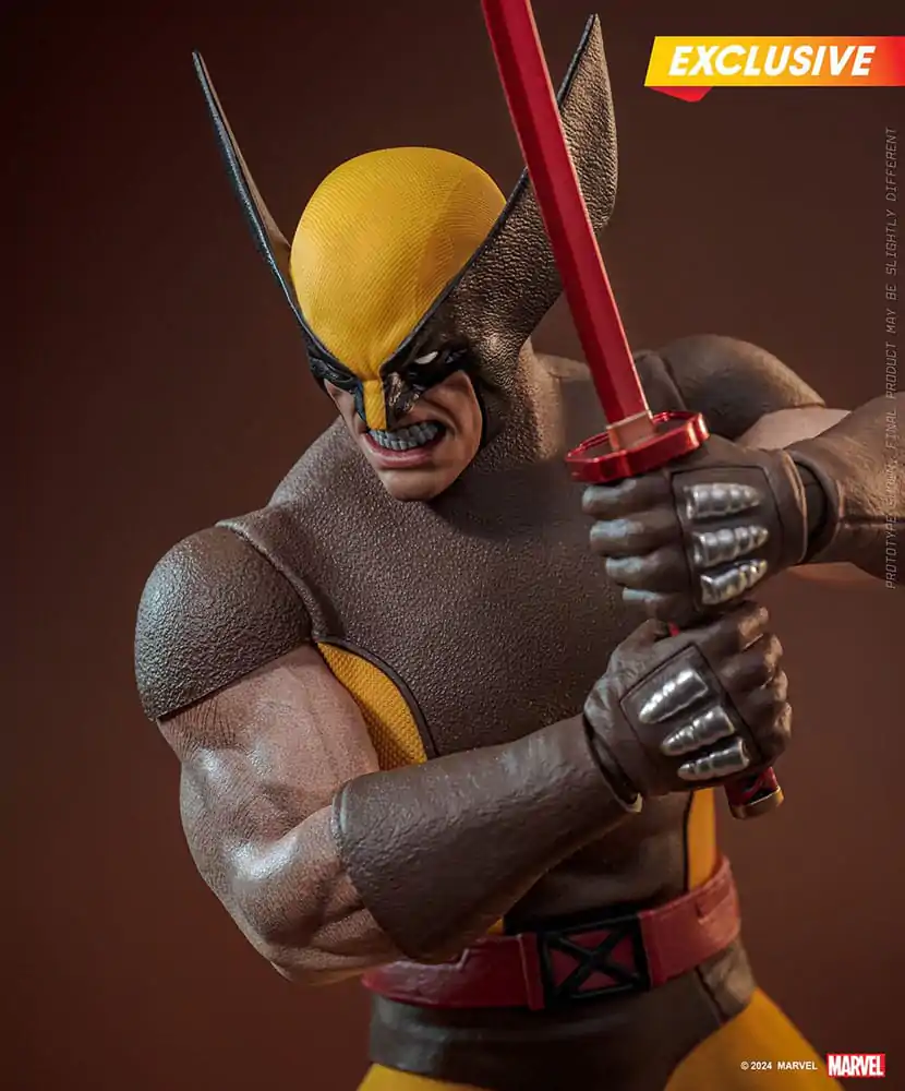 Marvel X-Men Actionfigur 1/6 Wolverine (Brown Suit) Exclusive 28 cm Produktfoto