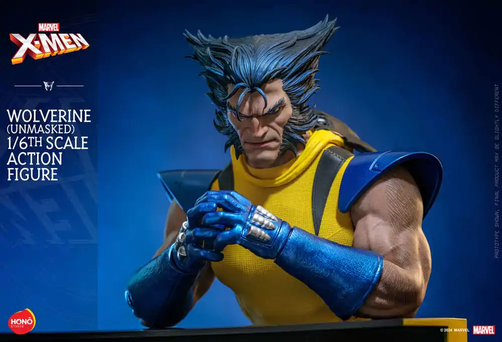 Marvel X-Men Actionfigur 1/6 Wolverine (Unmasked) 28 cm termékfotó