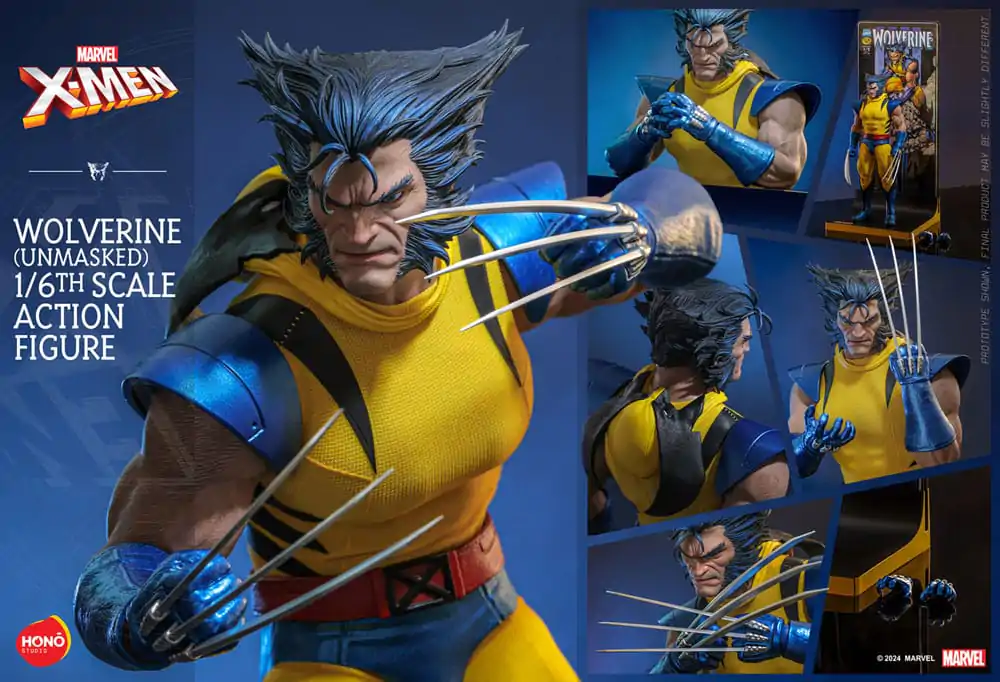 Marvel X-Men Actionfigur 1/6 Wolverine (Unmasked) 28 cm termékfotó