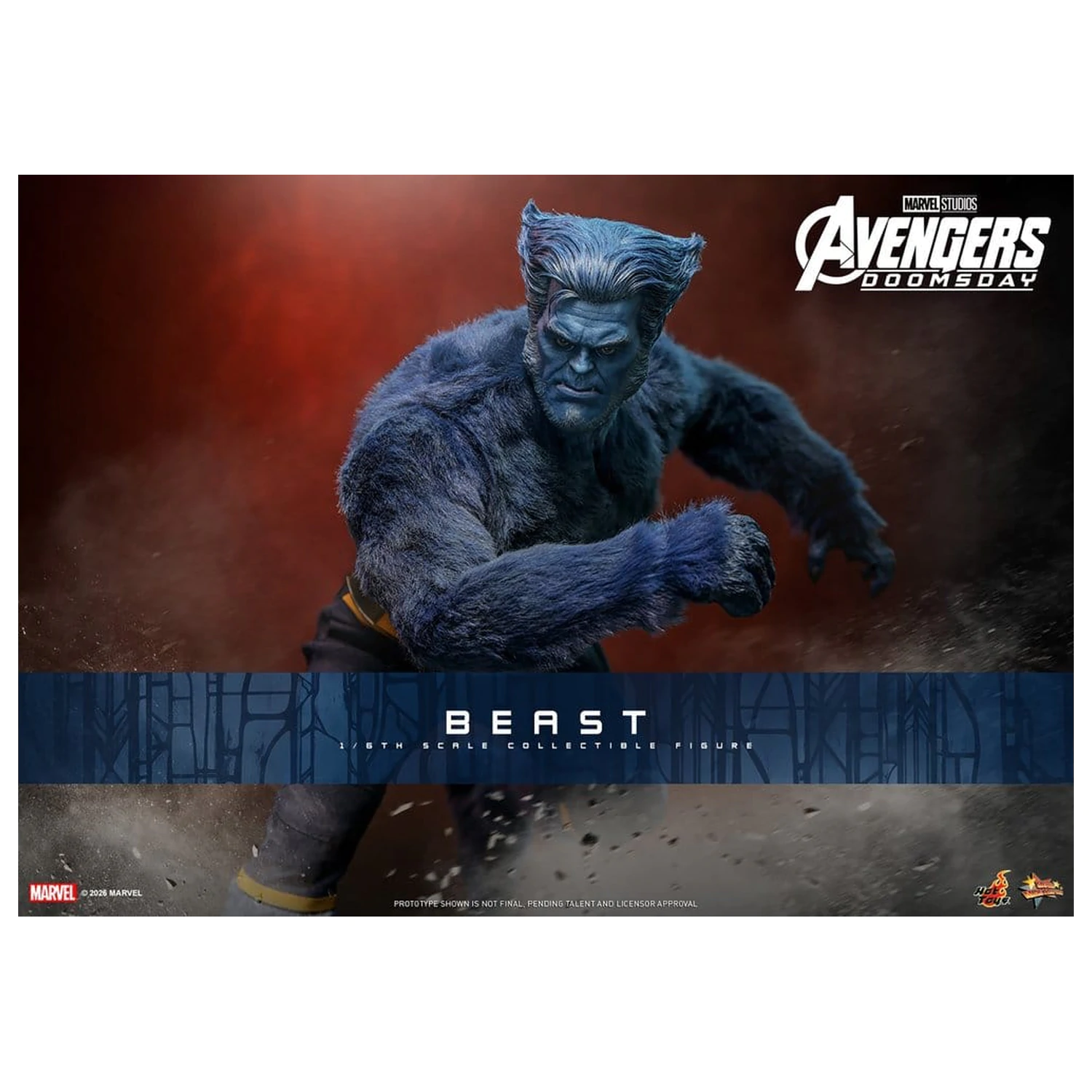 Marvel X-Men Movie Masterpiece Actionfigur 1/6 Beast (Collector Edition) 33 Zentimeter Produktfoto