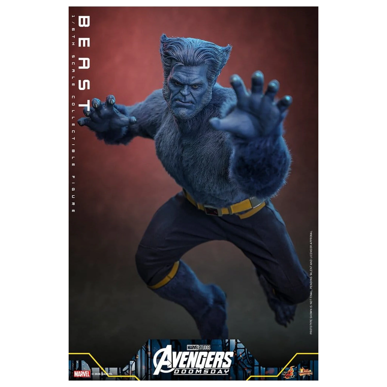 Marvel X-Men Movie Masterpiece Actionfigur 1/6 Beast (Collector Edition) 33 Zentimeter Produktfoto