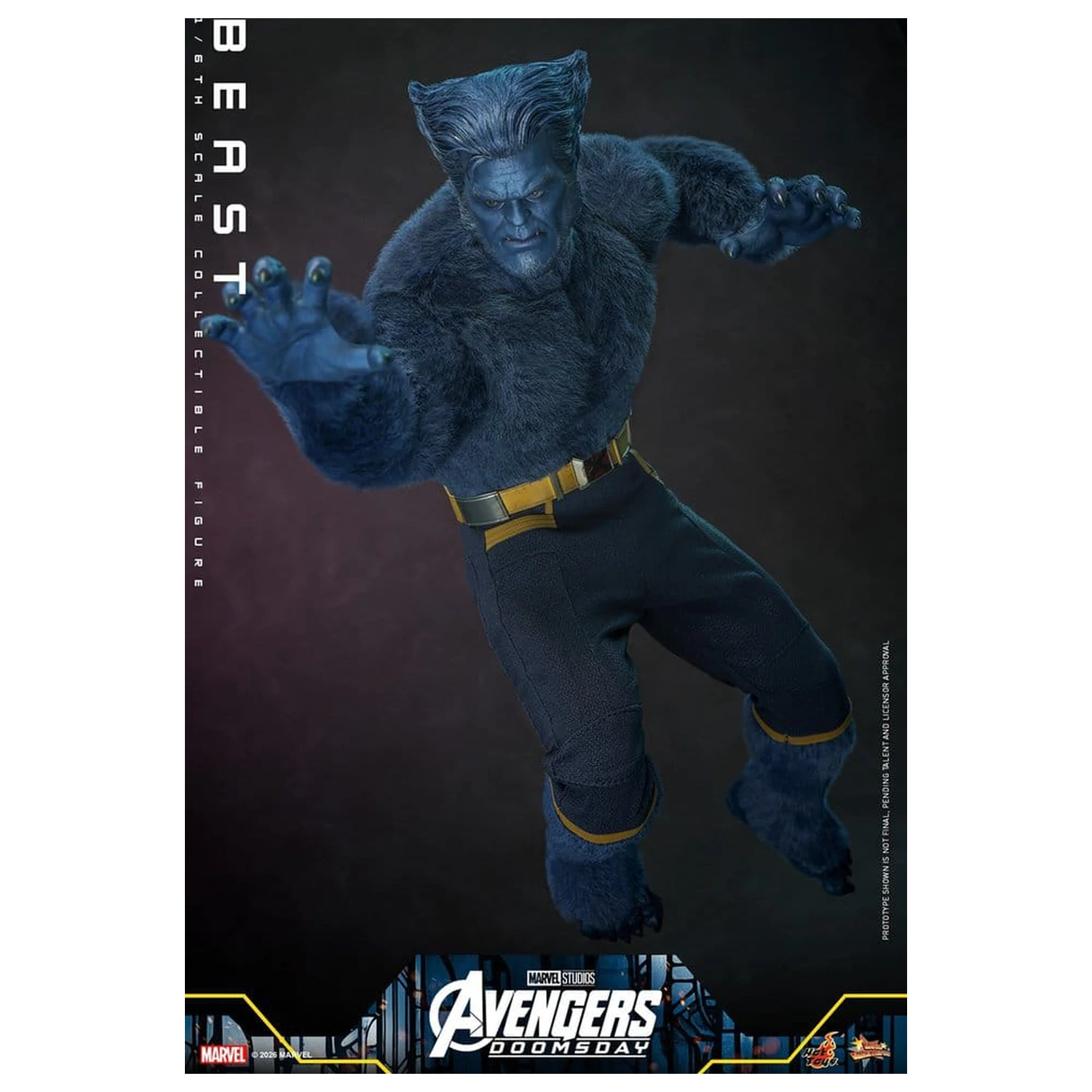 Marvel X-Men Movie Masterpiece Actionfigur 1/6 Beast (Collector Edition) 33 Zentimeter Produktfoto