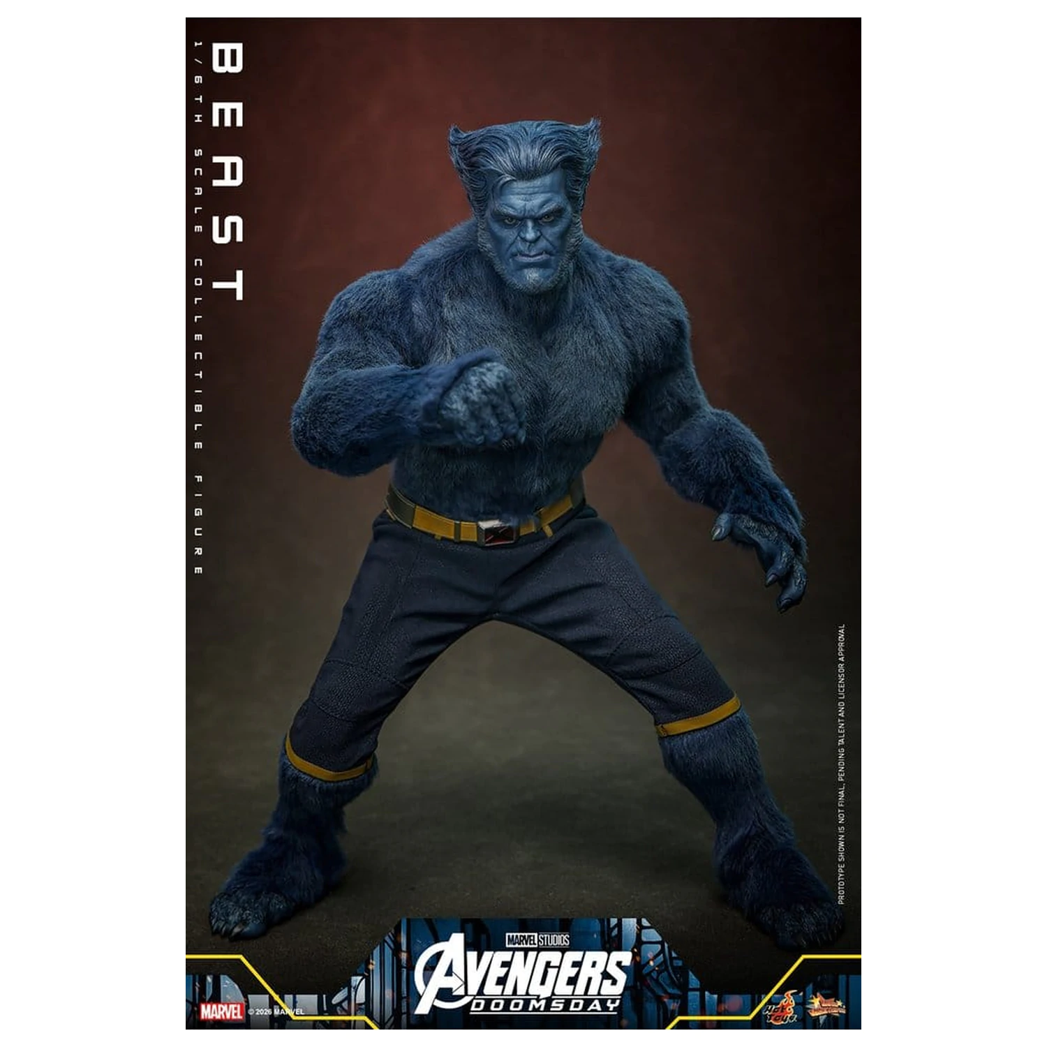 Marvel X-Men Movie Masterpiece Actionfigur 1/6 Beast (Collector Edition) 33 Zentimeter Produktfoto