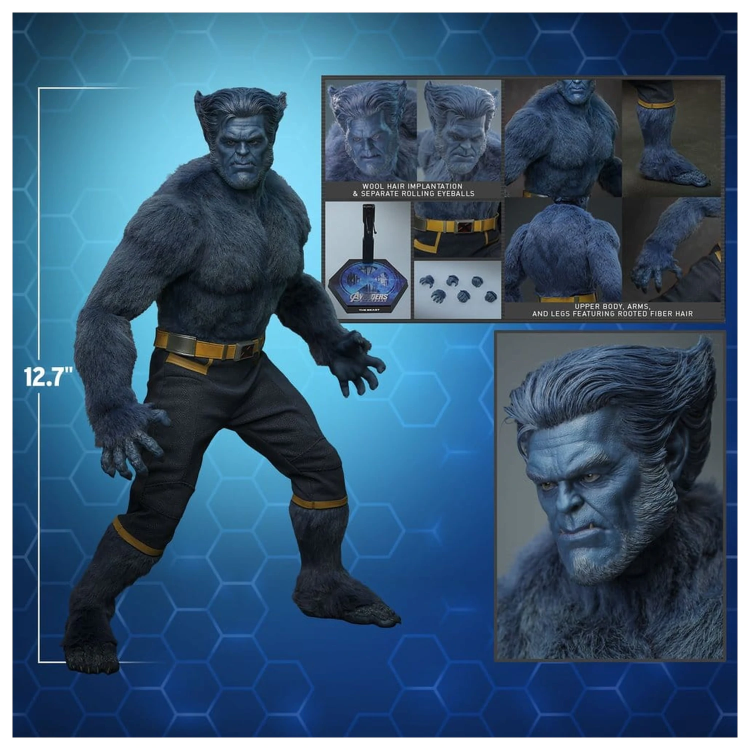 Marvel X-Men Movie Masterpiece Actionfigur 1/6 Beast (Collector Edition) 33 Zentimeter Produktfoto