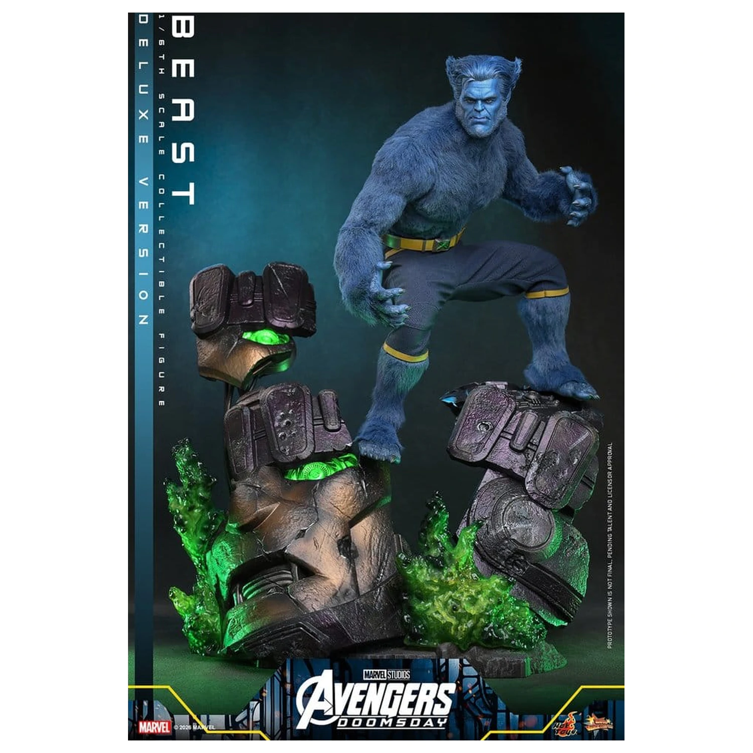 Marvel X-Men Movie Masterpiece Actionfigur 1/6 Beast (Deluxe Version) 33 Zentimeter Produktfoto