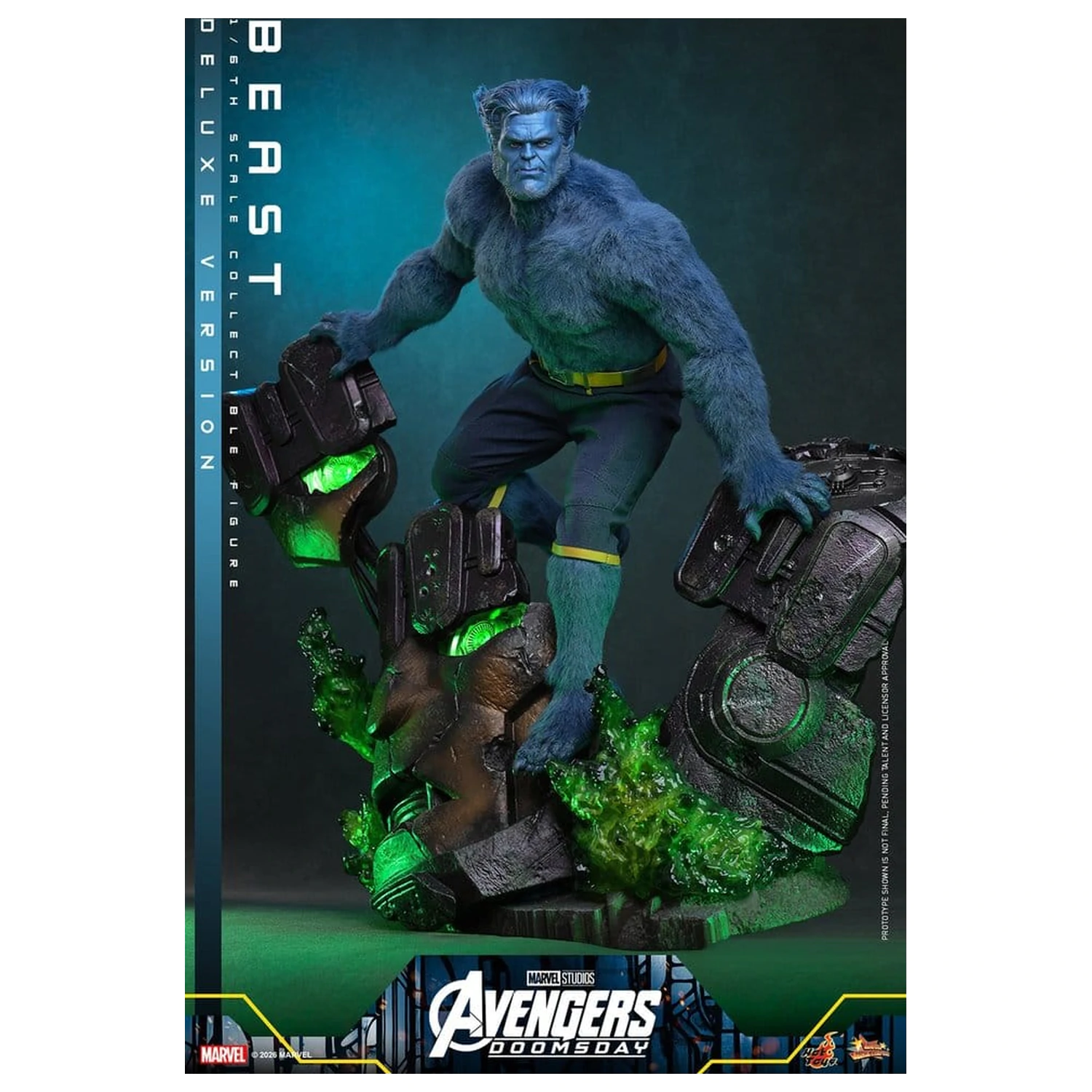 Marvel X-Men Movie Masterpiece Actionfigur 1/6 Beast (Deluxe Version) 33 Zentimeter Produktfoto
