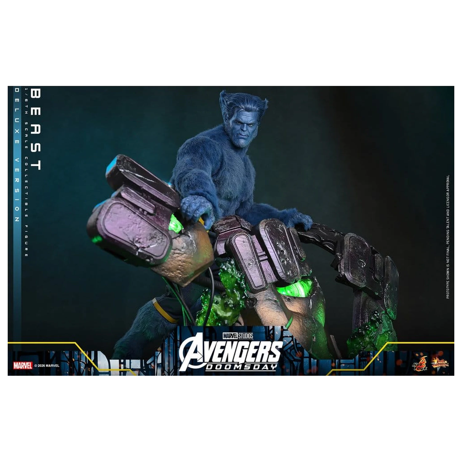 Marvel X-Men Movie Masterpiece Actionfigur 1/6 Beast (Deluxe Version) 33 Zentimeter Produktfoto