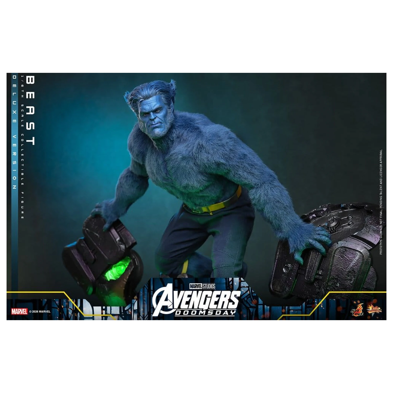 Marvel X-Men Movie Masterpiece Actionfigur 1/6 Beast (Deluxe Version) 33 Zentimeter Produktfoto