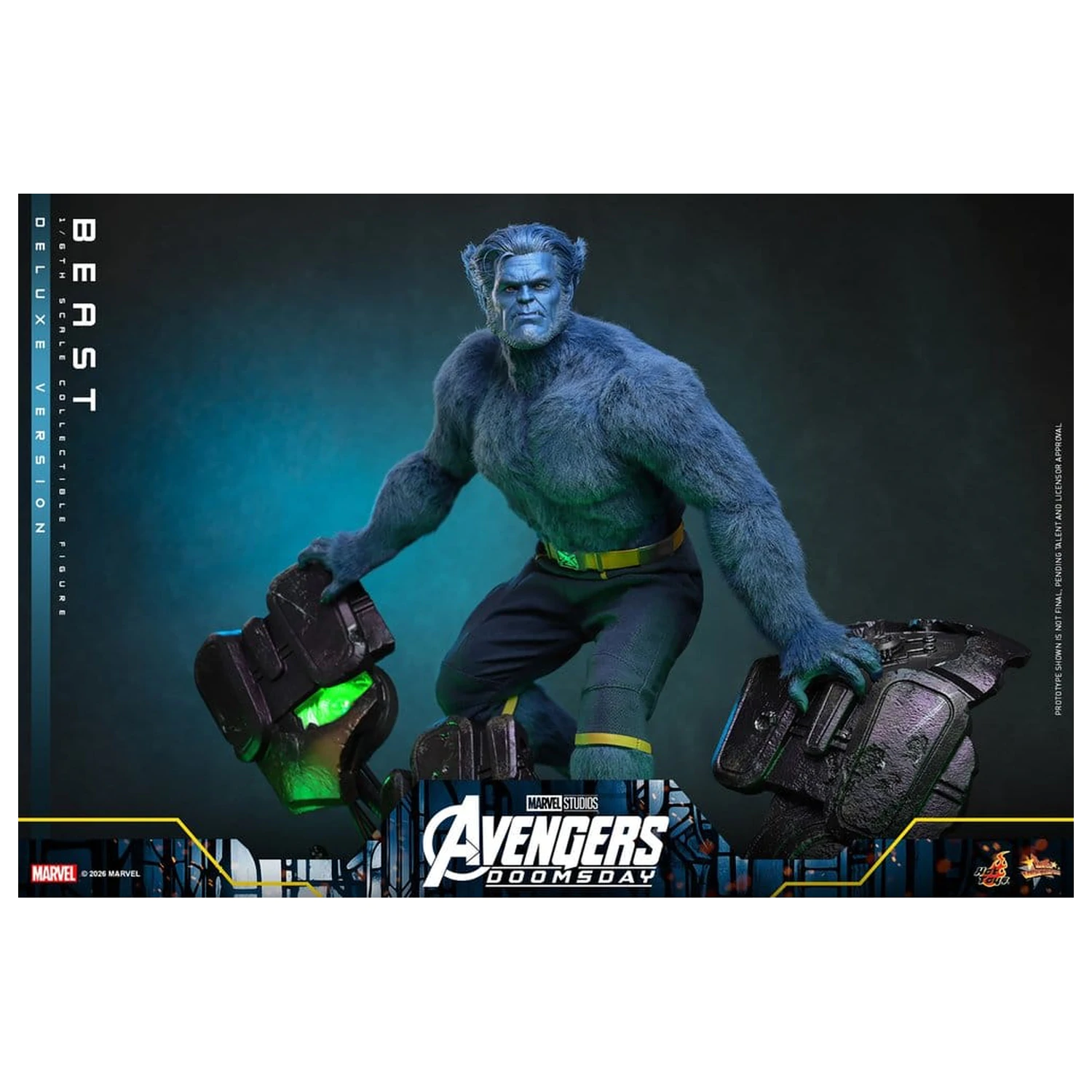 Marvel X-Men Movie Masterpiece Actionfigur 1/6 Beast (Deluxe Version) 33 Zentimeter Produktfoto