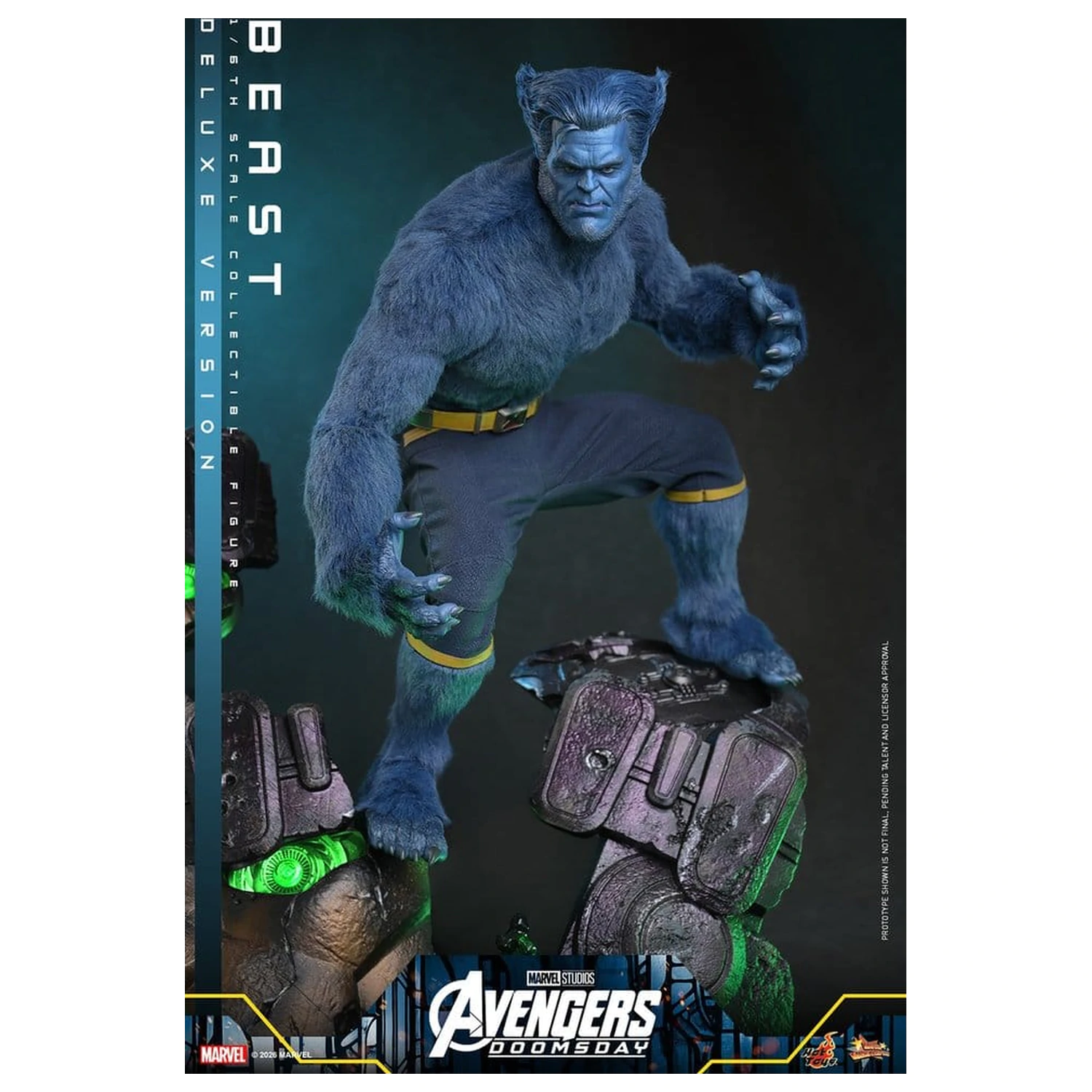 Marvel X-Men Movie Masterpiece Actionfigur 1/6 Beast (Deluxe Version) 33 Zentimeter Produktfoto