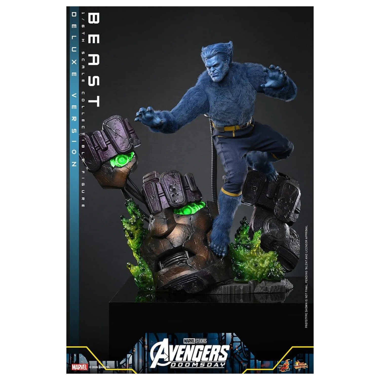 Marvel X-Men Movie Masterpiece Actionfigur 1/6 Beast (Deluxe Version) 33 Zentimeter Produktfoto