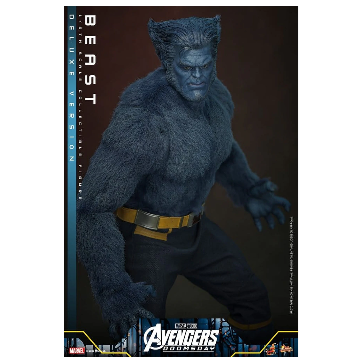 Marvel X-Men Movie Masterpiece Actionfigur 1/6 Beast (Deluxe Version) 33 Zentimeter Produktfoto