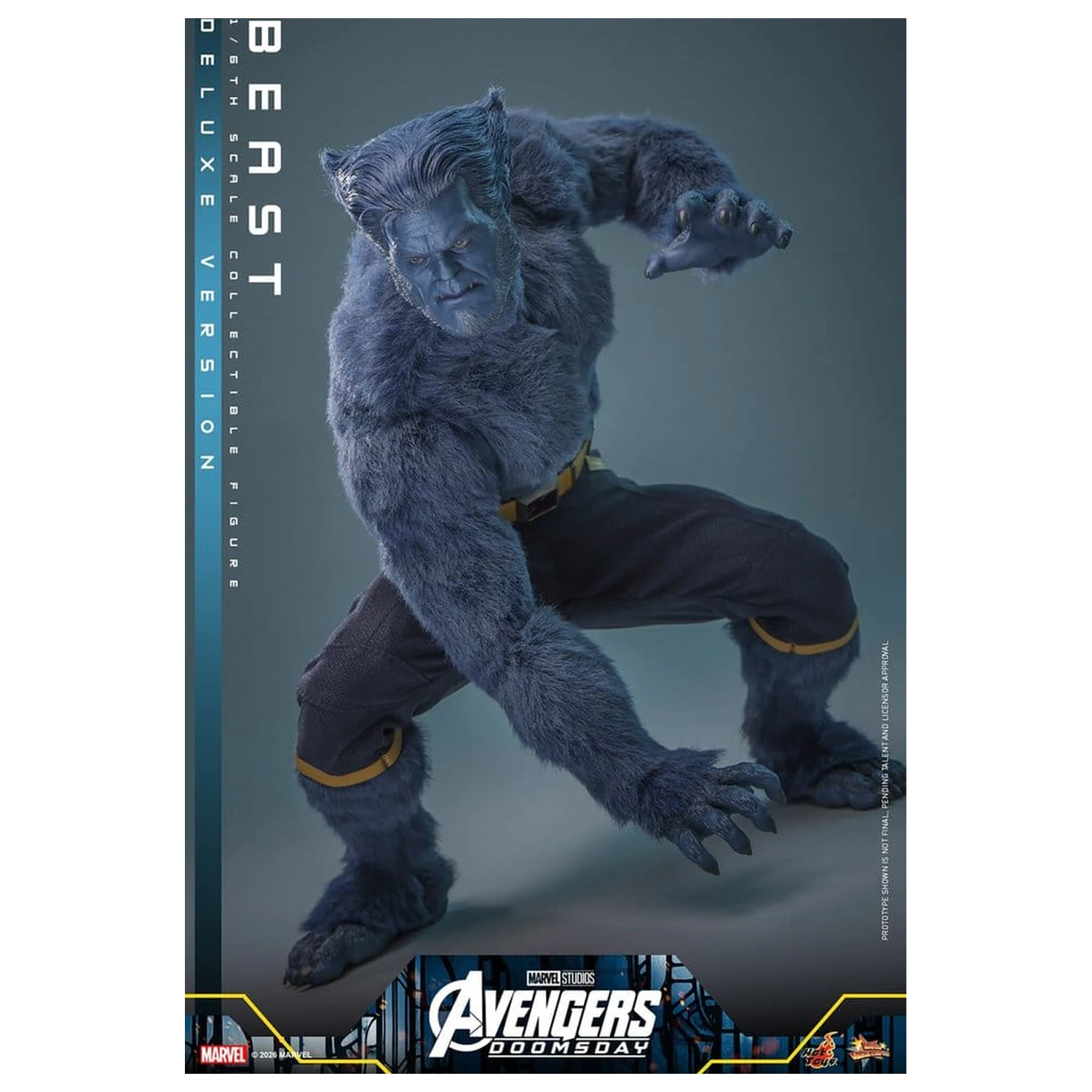 Marvel X-Men Movie Masterpiece Actionfigur 1/6 Beast (Deluxe Version) 33 Zentimeter Produktfoto